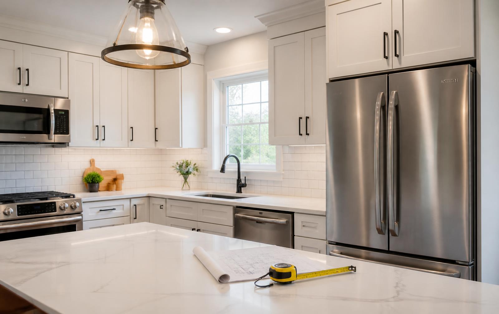 Renovated kitchen in York PA used to illustrate renovation cost planning